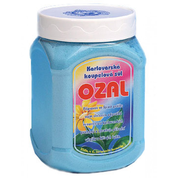 OZAL, цветная соль для ванн, ПЭТ-контейнер, эвкалипт. Вес1000g