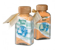 SPRING SALT, разноцветная карловарская соль для ванн в стеклянной подарочной упаковке. Вес 400g
